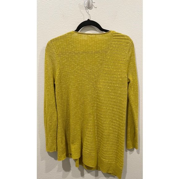 EILEEN FISHER Linen Cotton Slub Mix Pullover - Picture 4 of 4